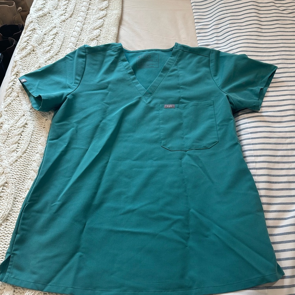 Figs Teal Women's Top